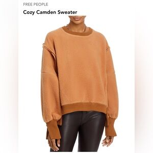 Free People Cozy Camden Sweater - Sandstorm